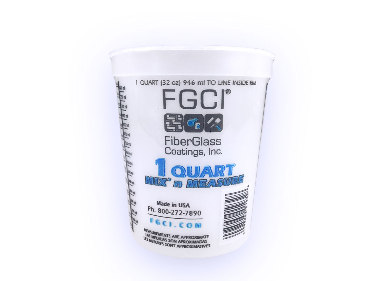Epoxy Resin Mix and Measure Cups HDPE