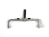 overhead shot, head down, of an adjustable 12-18 inch roller frame. Industrial metal Frame. compatible with rod extender.