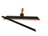 Professional hand held trowel for precise material spreading. Shows exposed blade with blade cover off. Compatible with extender.