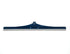 Large 24 inch, 25-30 mils, notched squeegee rake shows entire product Back