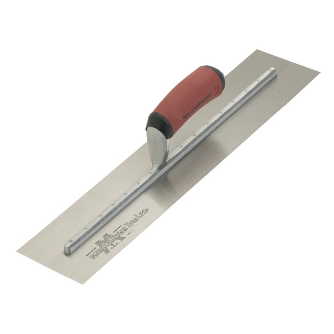 4"x18" High Carbon Steel Hand Trowel With Wooden Comfort Grip