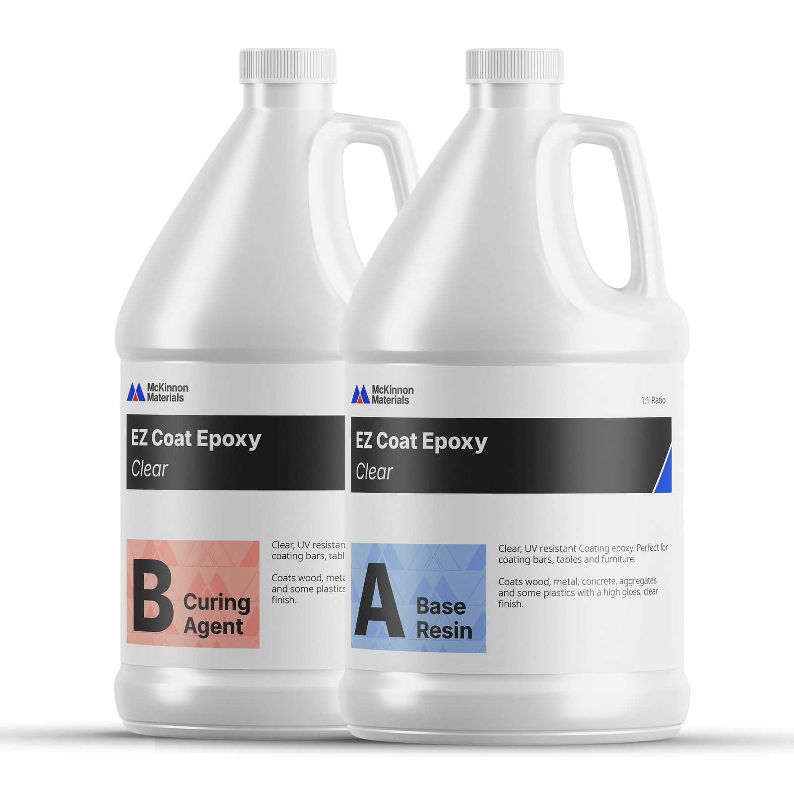 Complete 1 gallon kit of EZ Coat Table Top Epoxy