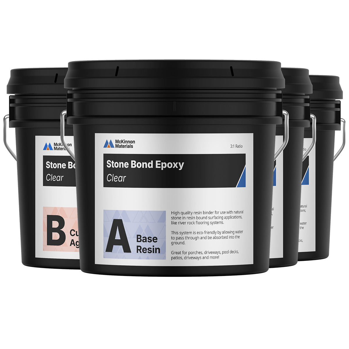 Stone Bond Epoxy Kit, Resin Bound Stone Epoxy for Gravel & Pebble Stone