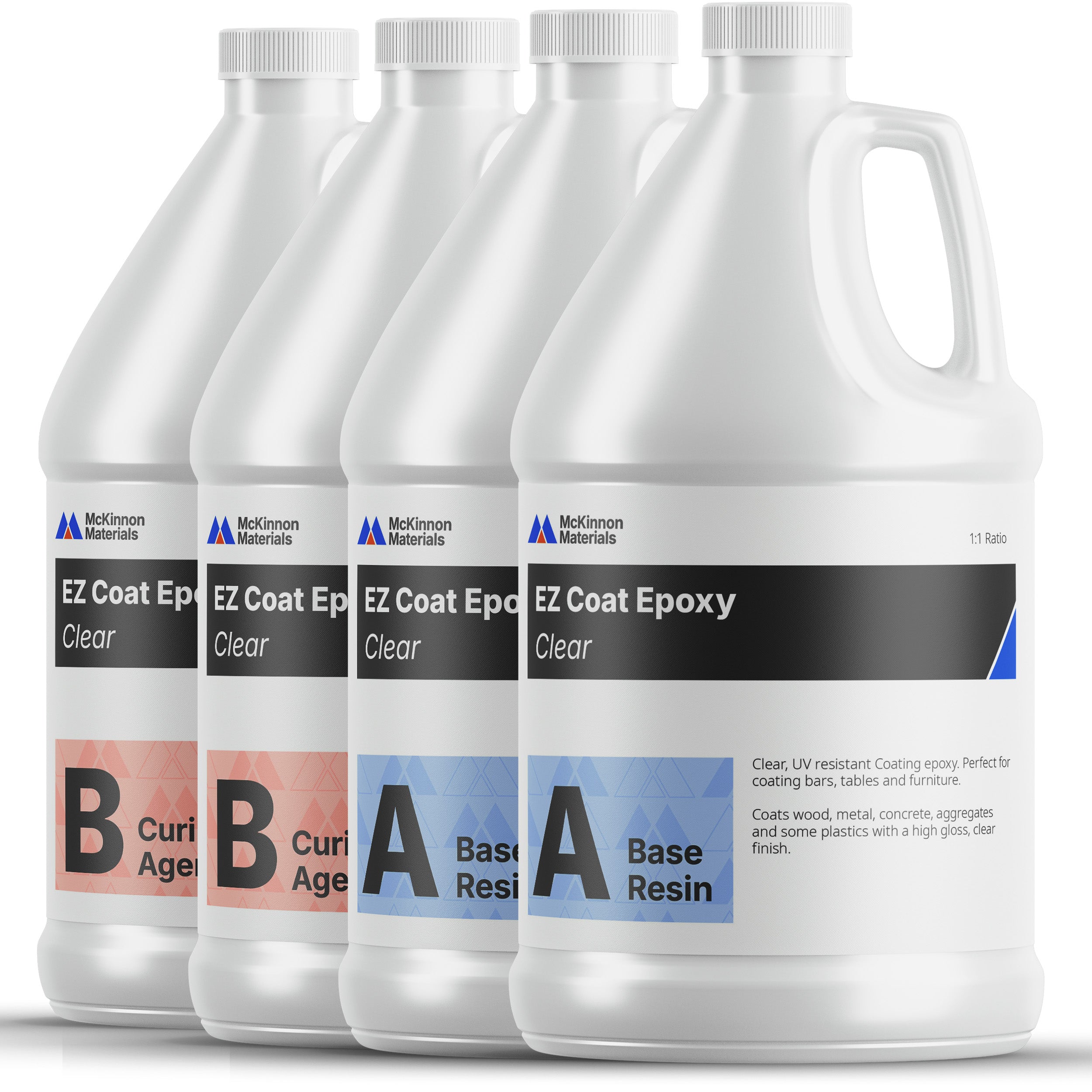Complete 4 gallon kit of EZ Coat Table Top Epoxy