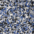 Epoxy Floor Flake close up of a marina blue color